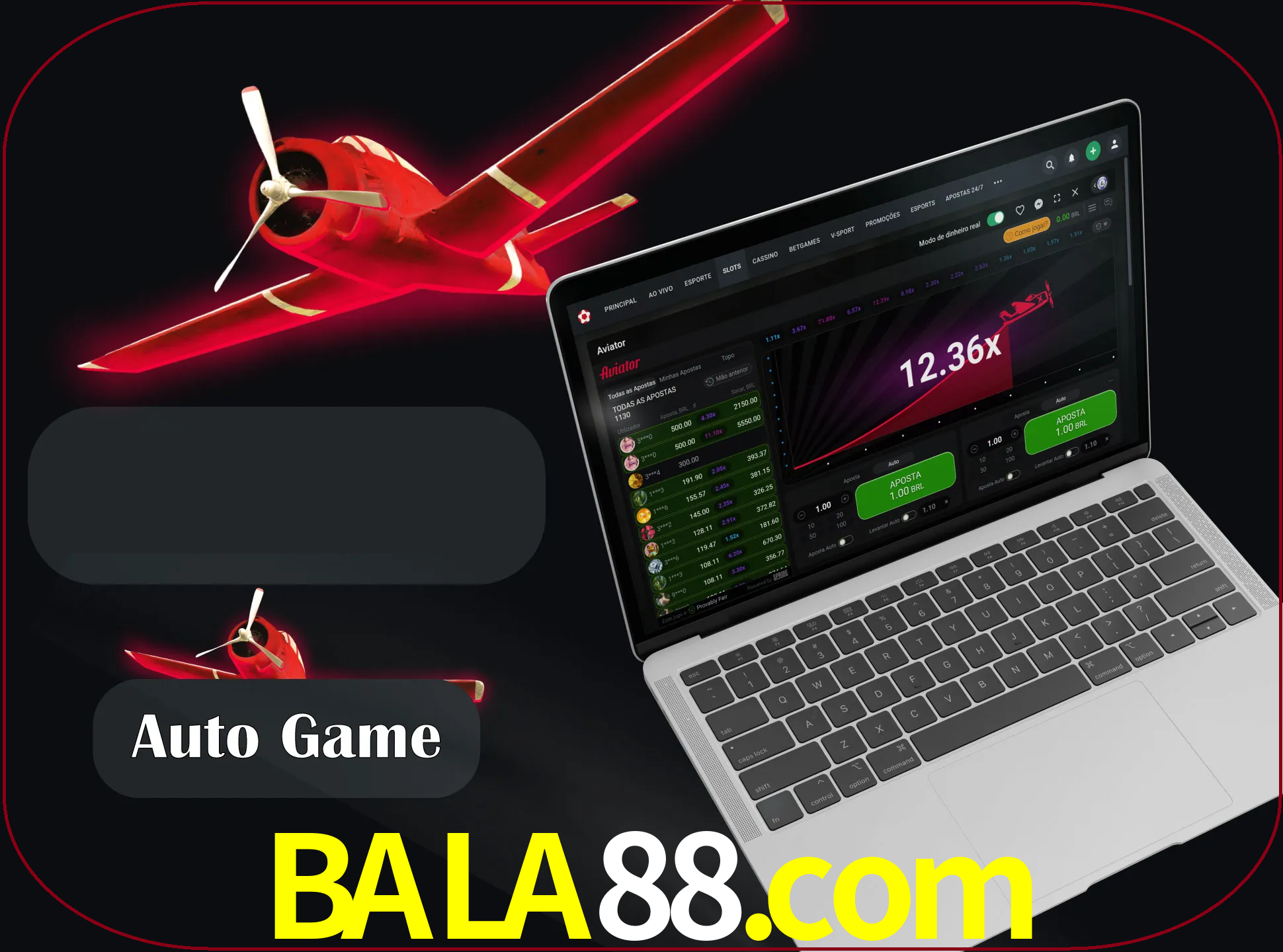 No modo automático, os jogos apostam e sacam seu dinheiro automaticamente.