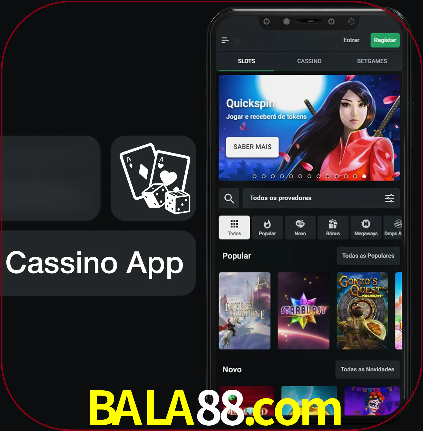 Jogue jogos de cassino e ganhe.