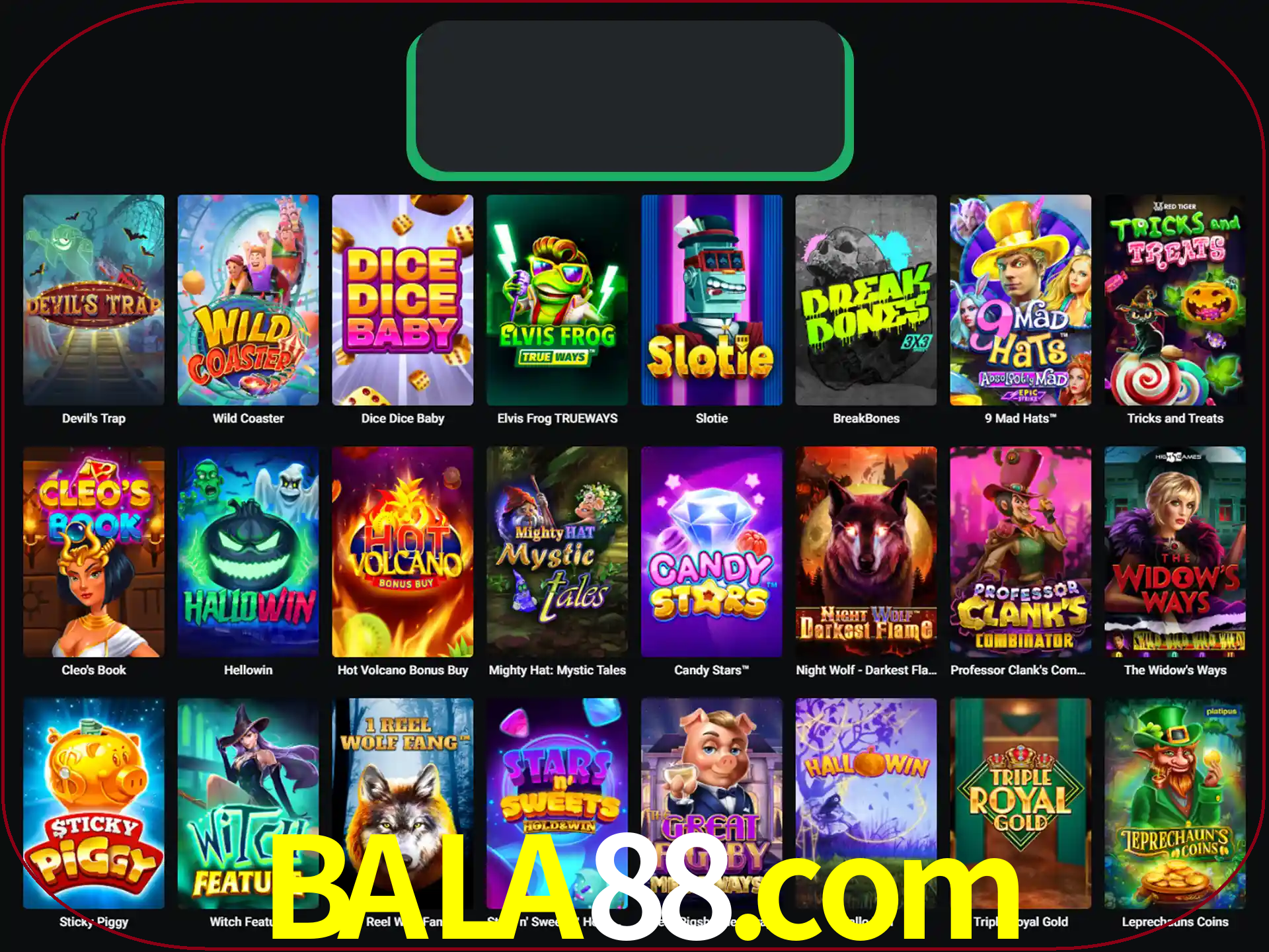 Procure por seus amados jogos de slot.
