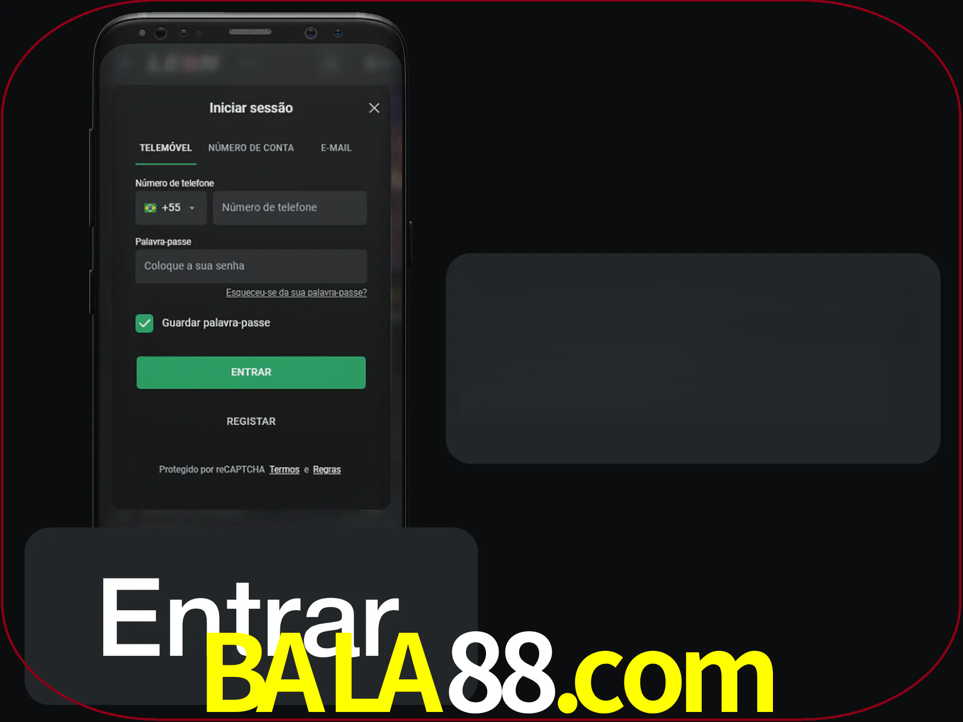 Faça o login para começar a apostar e jogar no cassino.