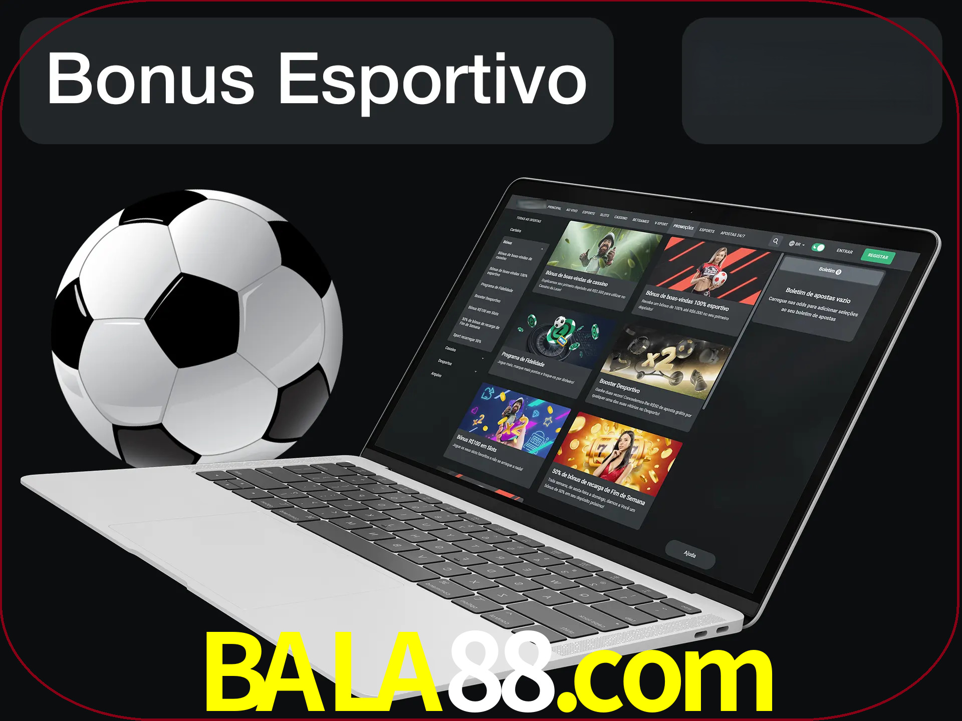 Antes de começar a apostar, use o bônus esportivo.